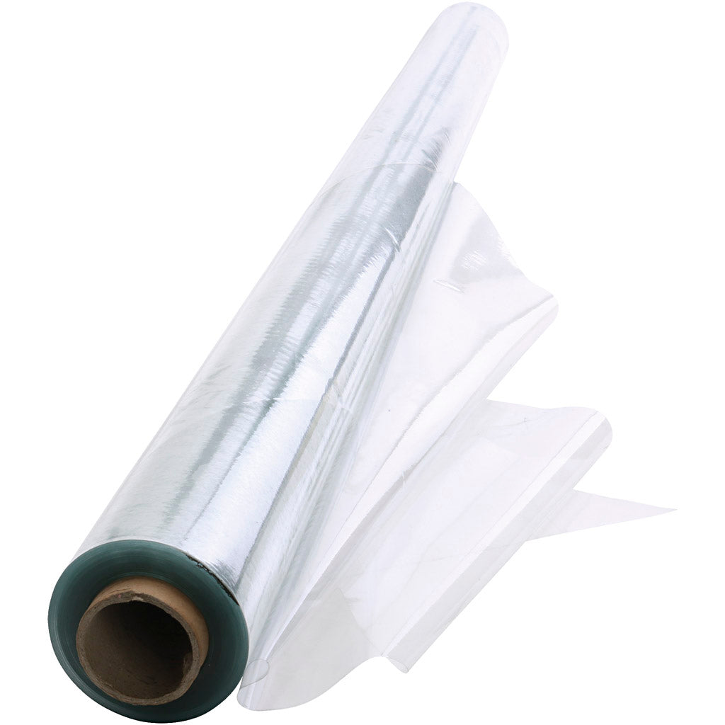 Lavette, l: 140 cm, épaisseur 0,14 mm, 185 gr, transparent, 30 m 1 rouleau