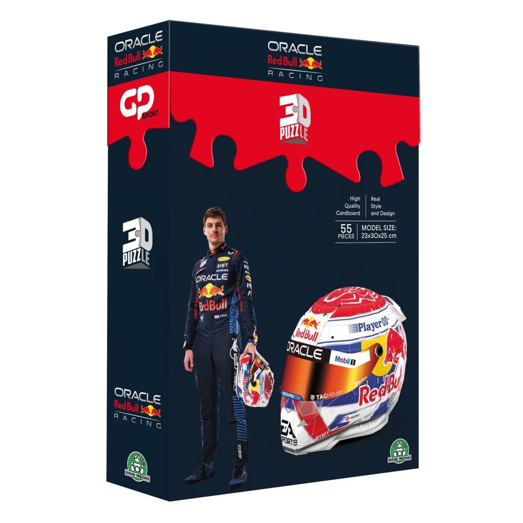 Puzzle 3D: Casque de Formule 1 Max Verstappen CM
