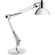 Lampe de bureau alba archifluoch argent 15w