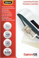 Feuille de plastification Fellowes 60x90 mm - brillante - 125 microns - 100 pièces