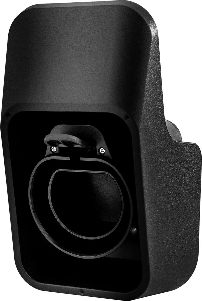 Deltaco e-charge ev-5105 support mural avec support pour câble de recharge de voiture électrique - type 2