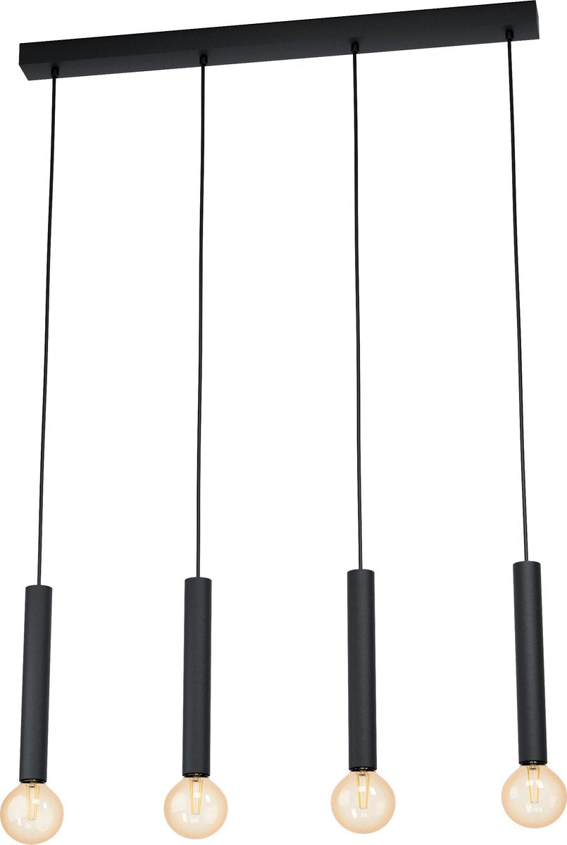 Eglo cortenova - suspension - e27 - 84 cm - noir