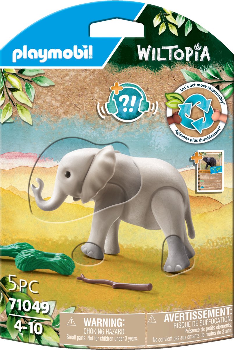 Playmobil wiltopia bébé éléphant 71049