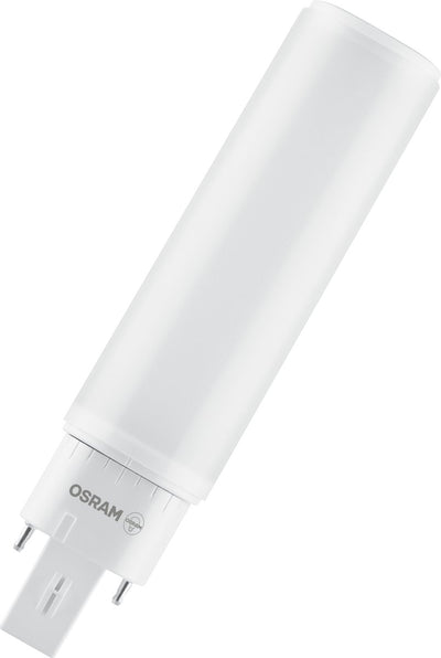 Tube fluorescent LED Sram o mat G24D-2 7 W blanc froid