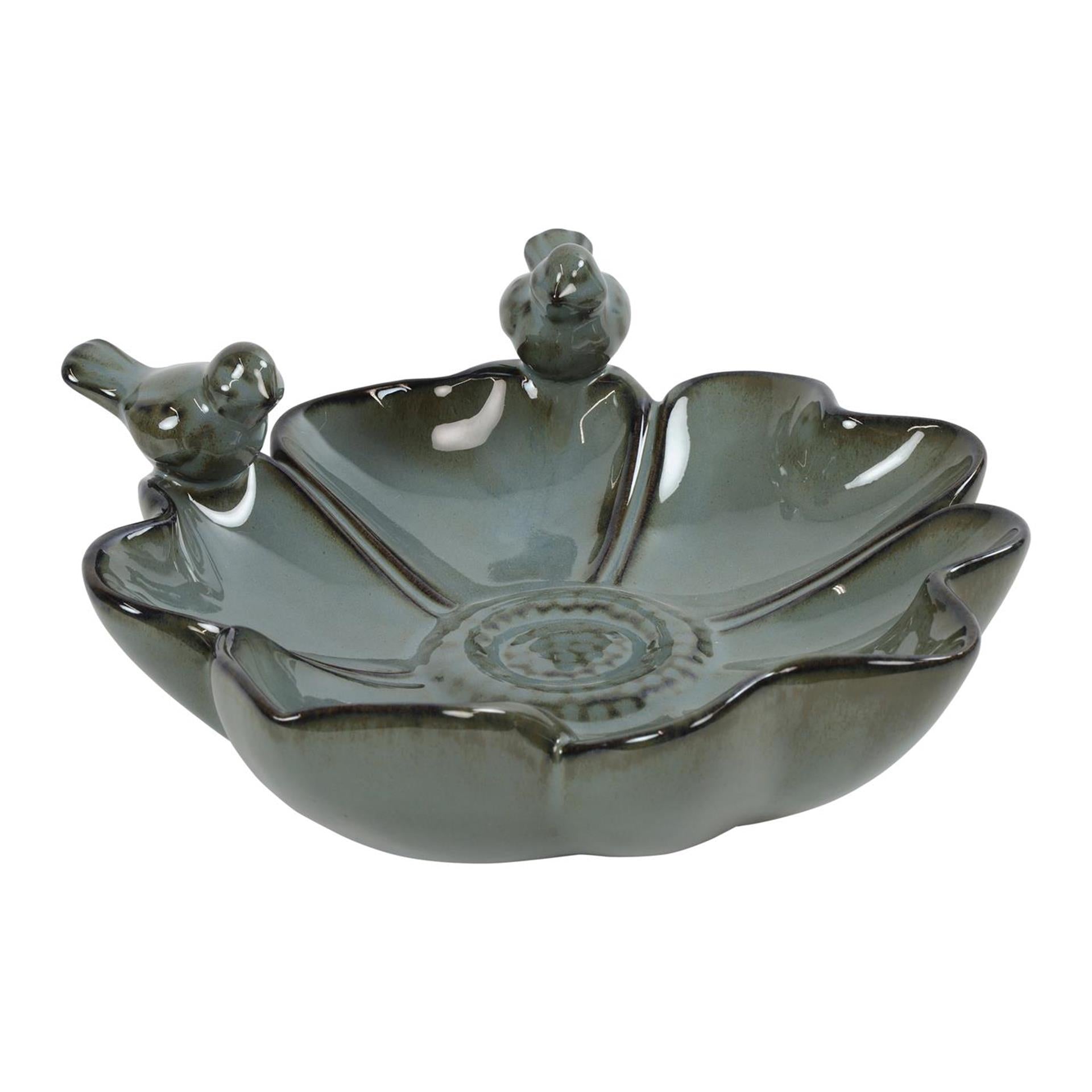 Bain d'oiseaux Countryfield bleu foncé 26x25x10,5cm