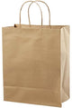 Sacs en papier Creativ company, h: 33 cm, l: 26x13 cm, 125 gr, marron, 10 pièces 1 boîte