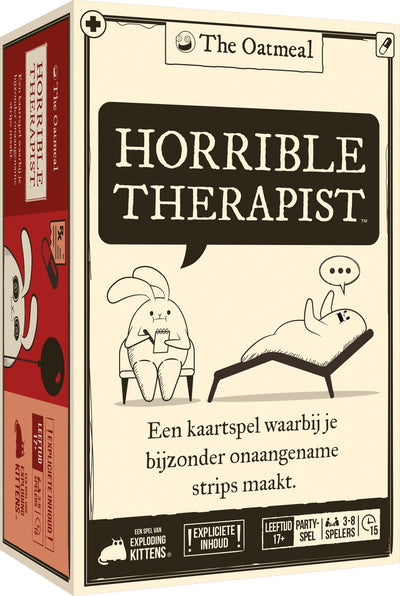 Thérapeute horrible de chatons explosifs - jeu de société hilarant et erroné pour adultes - Néerlandais