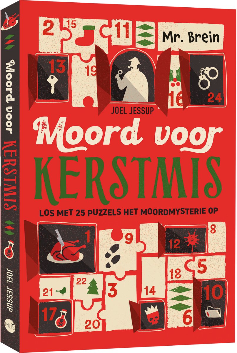 M. meurtre cérébral - Noël - livre de puzzles