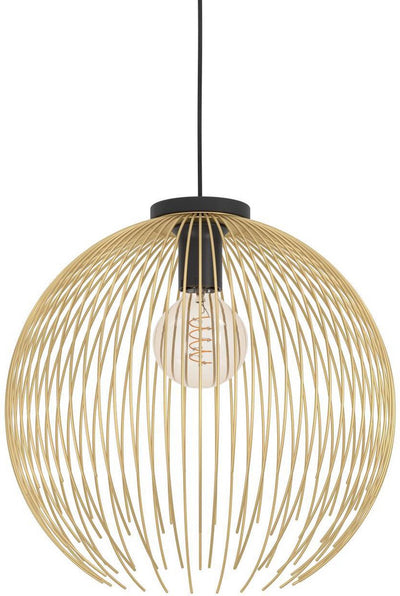 Lampe à suspension Eglo venezuela - e27 - ø 40 cm - or