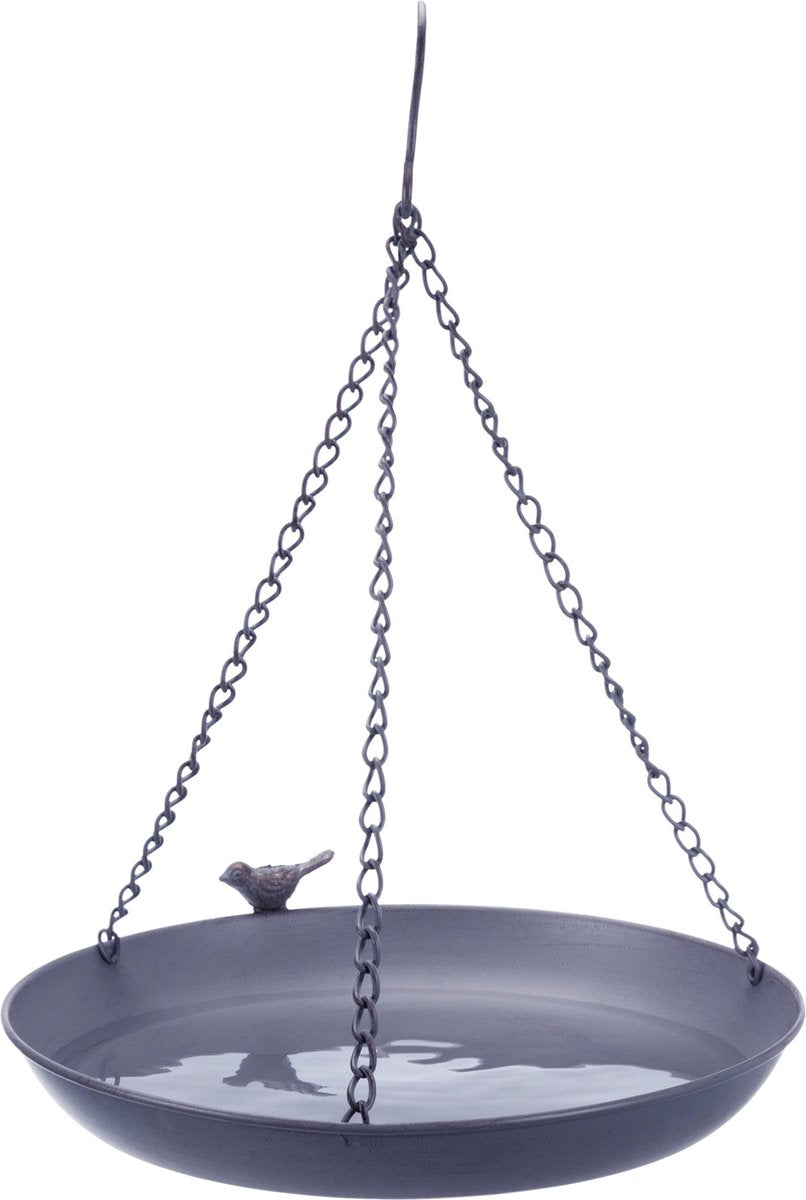 Trixie bain d'oiseaux suspendu gris 30x30 cm 2200 ml