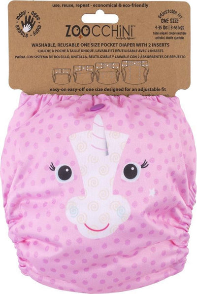 Couche réutilisable Zoocchini - Allie la licorne