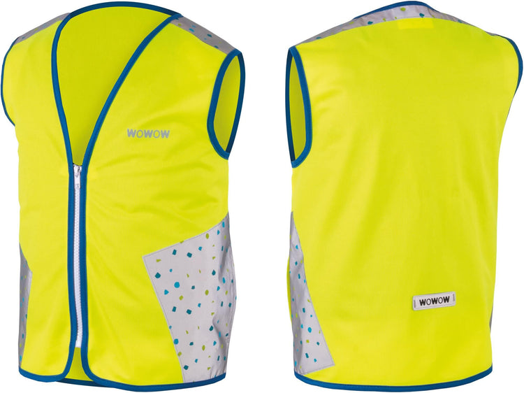 Wowow reflétant le gilet des enfants Terrazzo Ref.L.Vest Terrazzo Yellow S