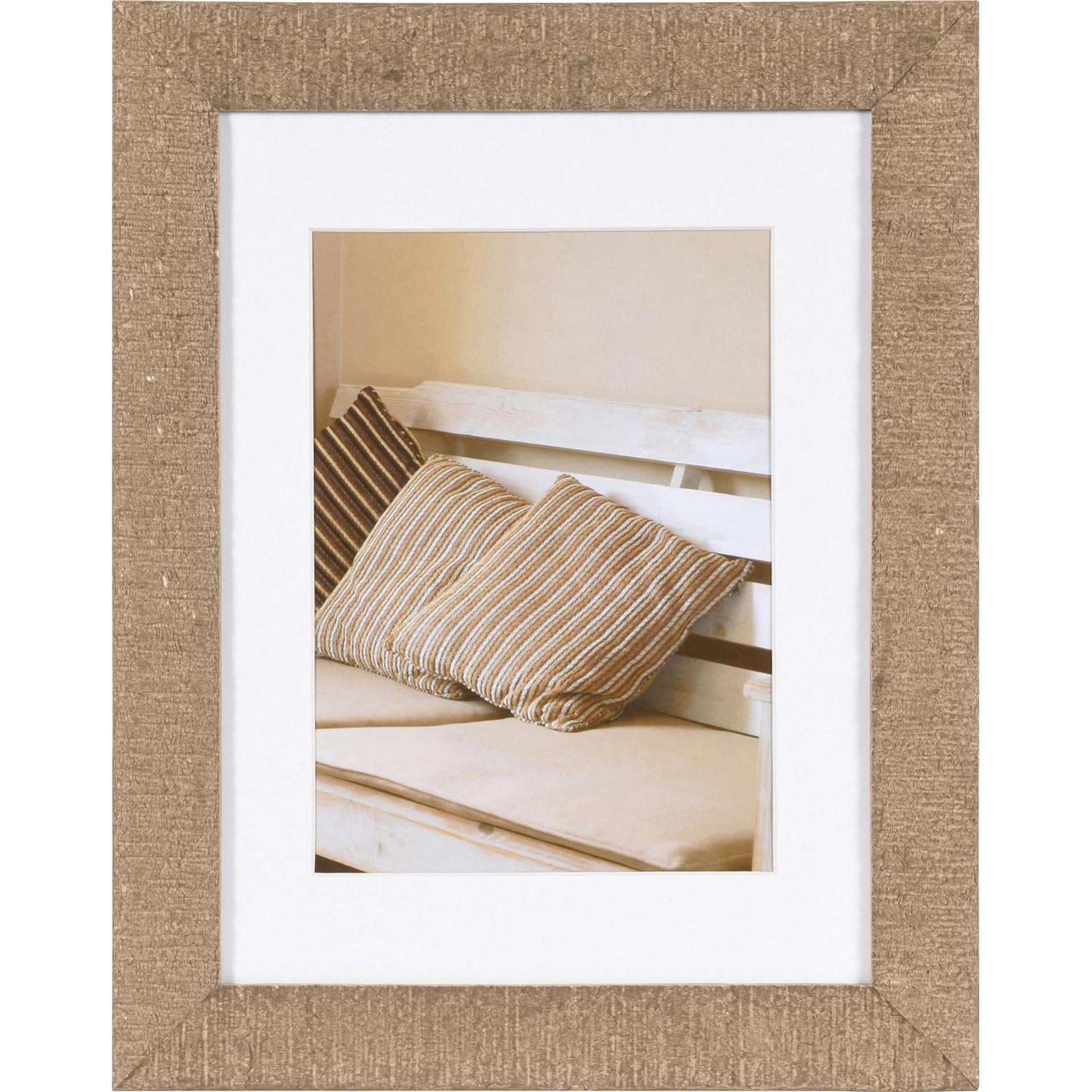 Henzo cadre photo bois flotté 18x24cm beige