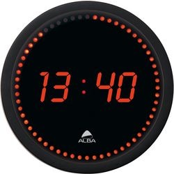 Horloge murale alba horled 30cm noir
