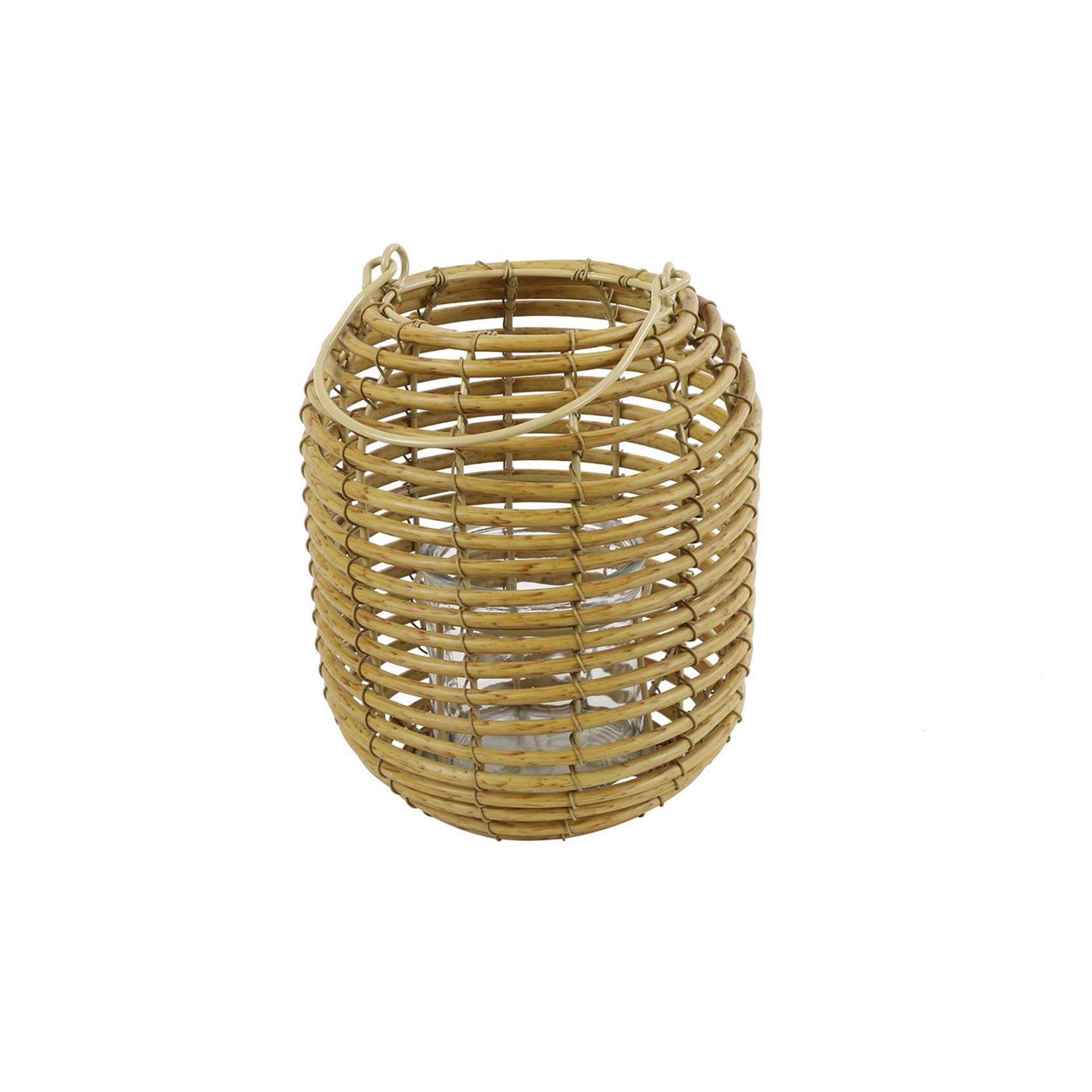 Lanterne Countryfield haute naturel h24cm plastique