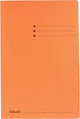 Chemise à 3 rabats Esselte manille - folio - 50 pièces - orange