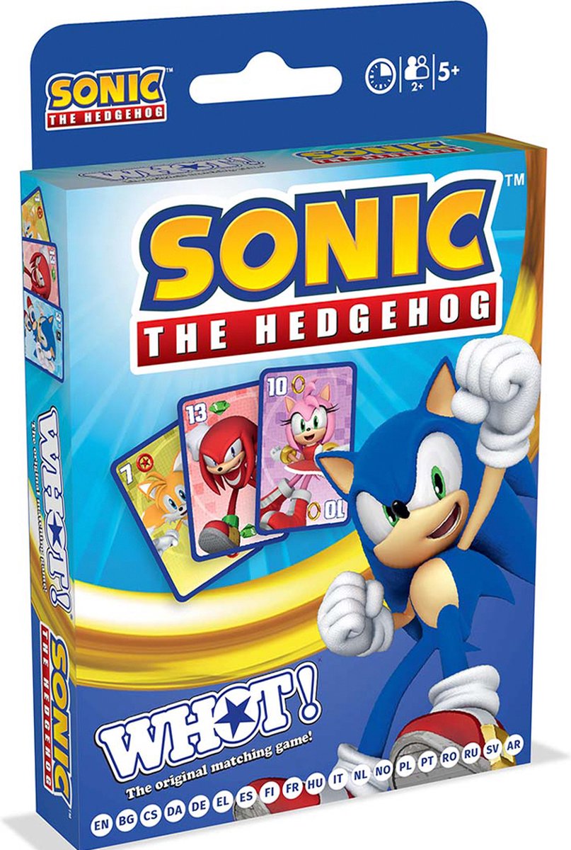 Coups gagnants Sonic le hérisson - jouer aux cartes - qui ! (multilingue)