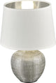 Rl live your light reality louxor - lampe de table - argent - excl. 1x e14 28 w - interrupteur à cordon