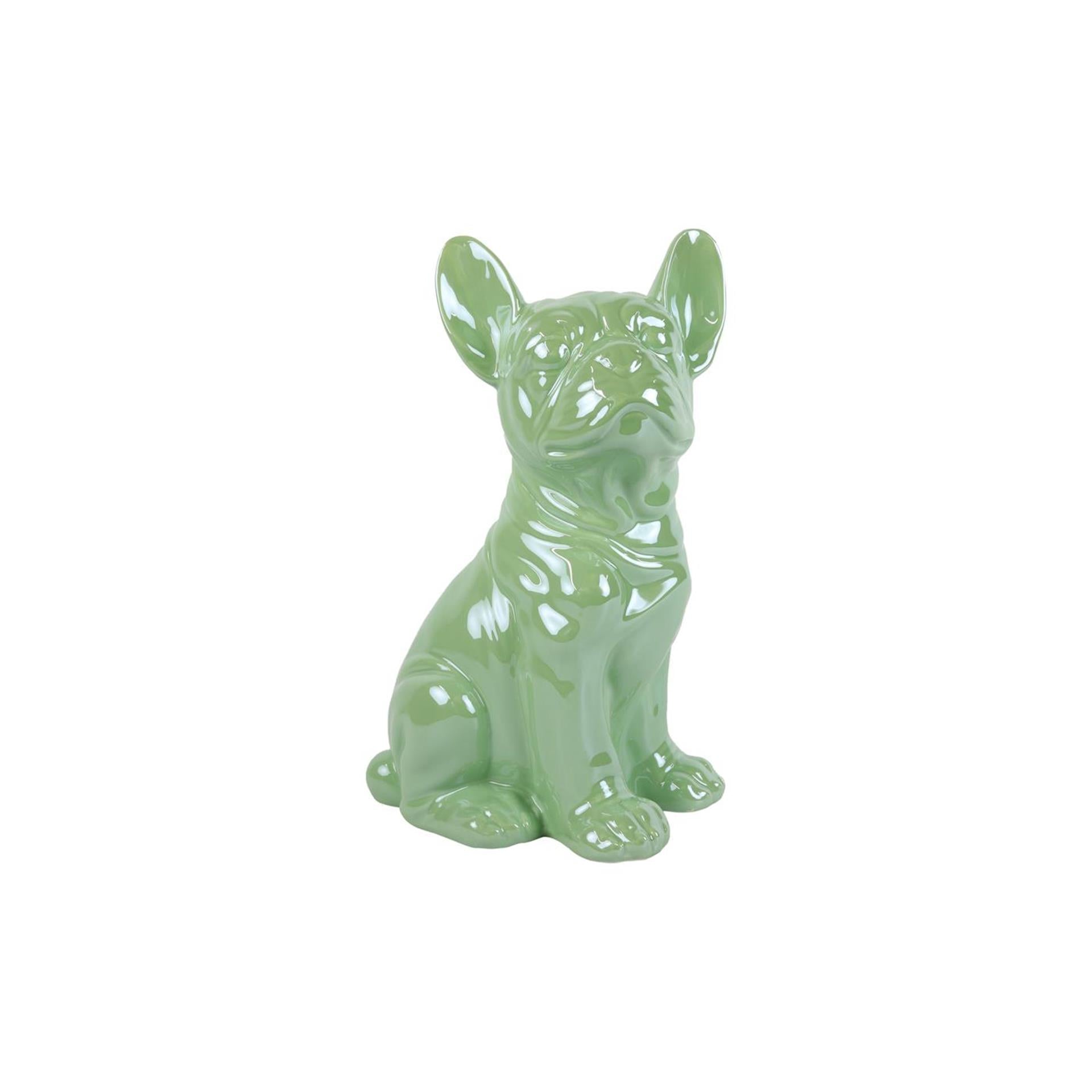 Statue boxeur Countryfield vert clair 17,5x12,2x28cm