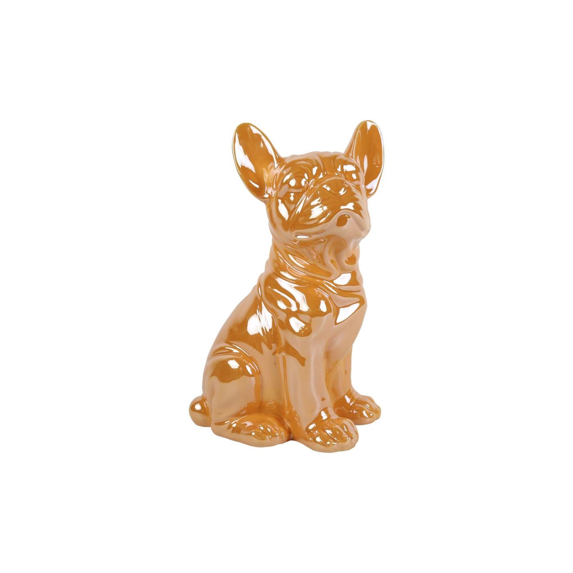 Statue boxeur Countryfield orange 17,5x12,2x28cm