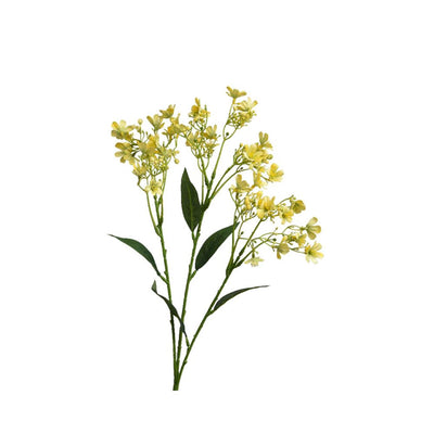 Decoris fleur artificielle jasmin h72cm jaune