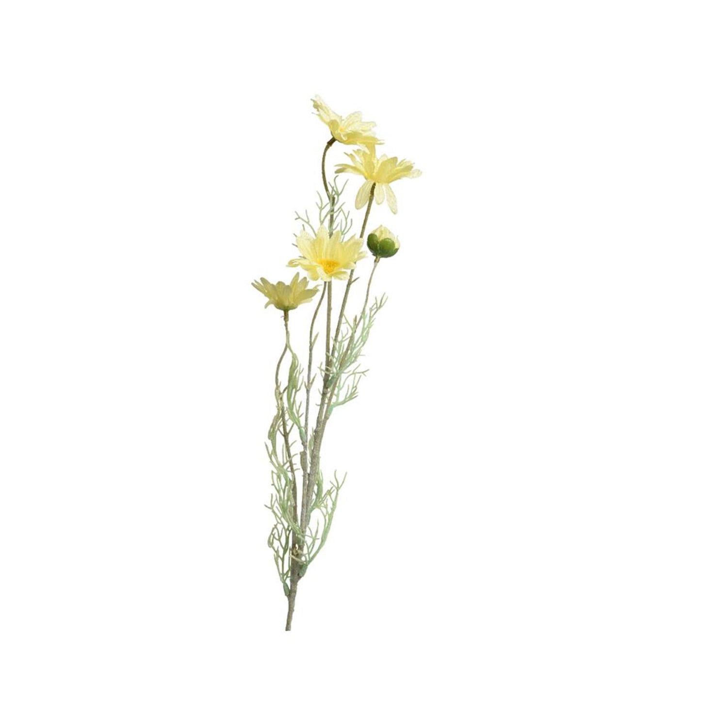 Decoris fleur artificielle marguerite h78cm jaune