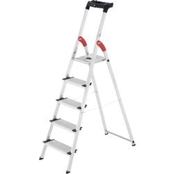HAILO HAILO 8040-515 L80 Escalier ménage en aluminium Comfortline Aluminium 5 étapes