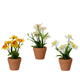 Jonquille plante artificielle Decoris en pot ø7,5xh18cm
