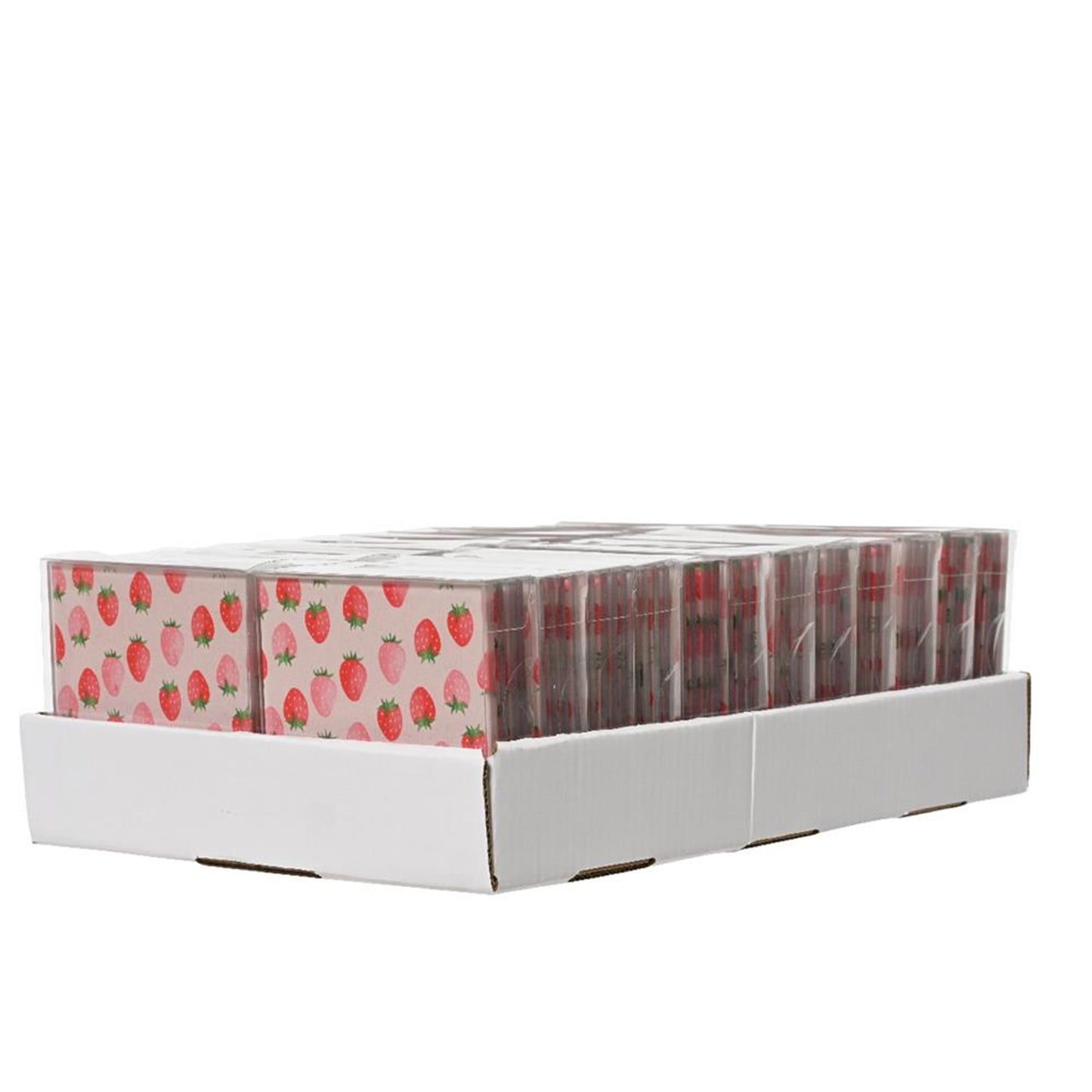 Decoris dessous de verre fraise verre 9x9cm