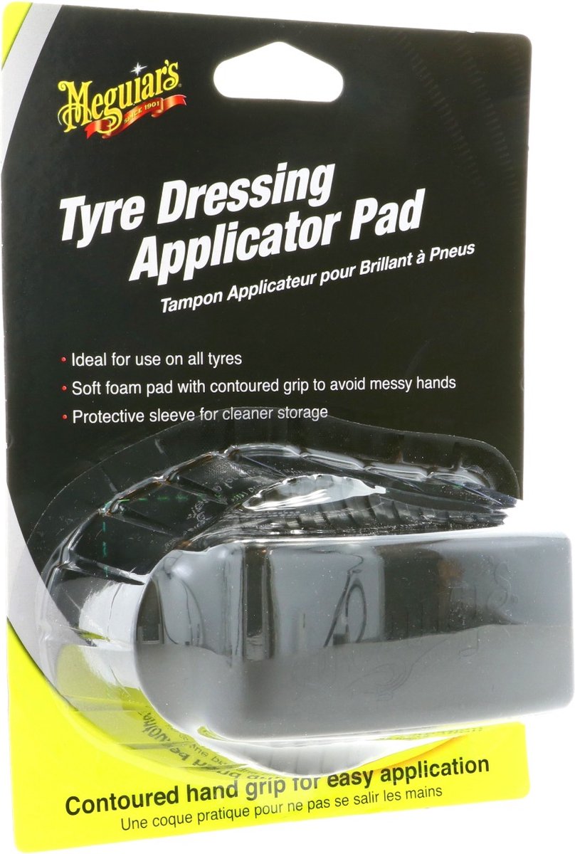Tampon applicateur de pansement pour pneu doré Meguiar's