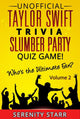 Ty non officiel Taylor Swift Trivia Sleep par Quiz Game Volume 2