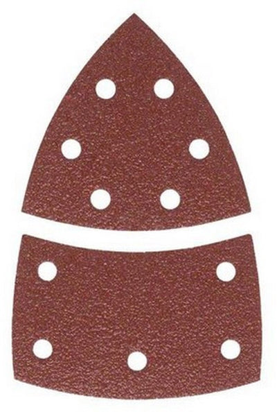 Jeu de 10 feuilles abrasives Bosch pour ponceuses multiples 102 x 62 mm - grain 180