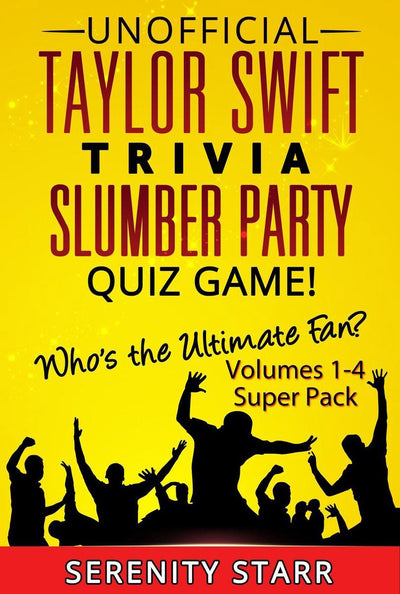 Ty non officiel Taylor Swift Trivia Sleep Par Quiz Game Super Pack Volumes 1-4