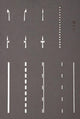 Gabarits de marquage routier Nor 34240 n