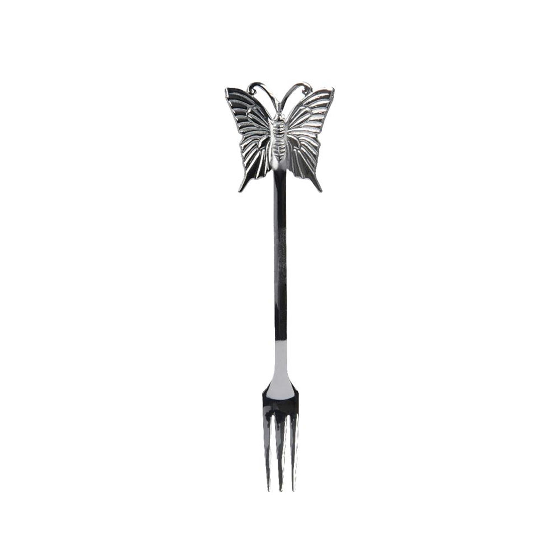 Set de fourchettes à pâtisserie Decoris 4 pièces en acier inoxydable