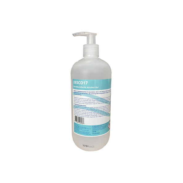 Gel alcoolisé désinfectant pour les mains Desco 17 avec pompe (500ml)