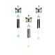 Carillon à vent Decoris papillon h84cm