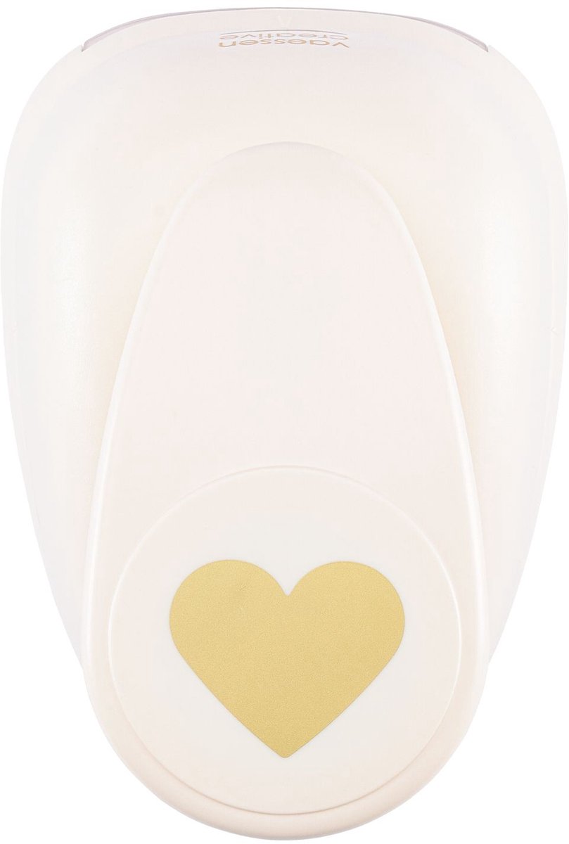 Vaessen creative punch - figure punch - coeur - 6,2 x 7,3 cm