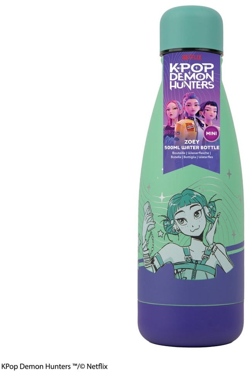 Cinereplicas kpop chasseurs de démons mini bouteille d'eau zoey cuisine et vaisselle