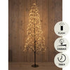 Anna's collection Sapin de Noël lumineux 960LED classique chaud H180cm avec fonction flash, variateur et minuterie IP44