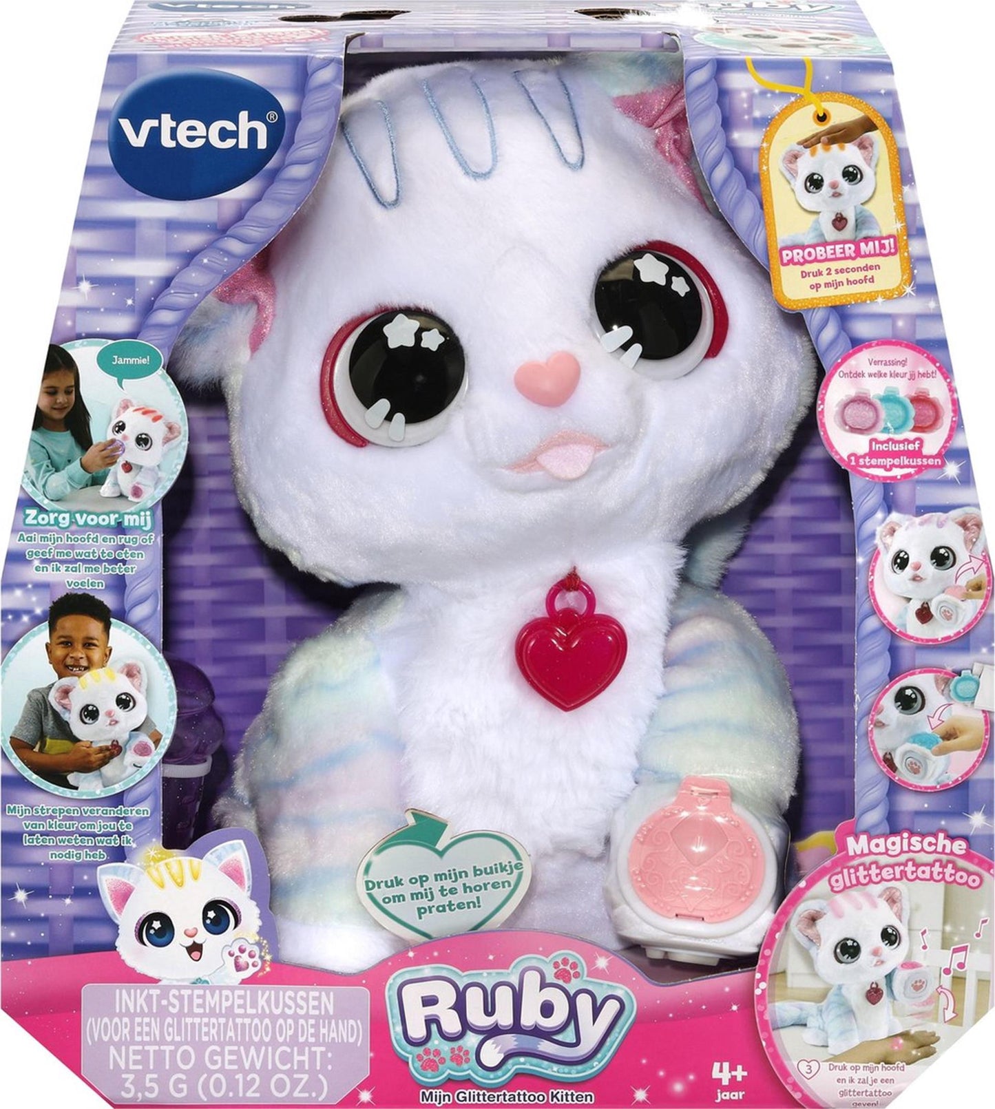 Vtech ruby, mon chaton tatoué à paillettes