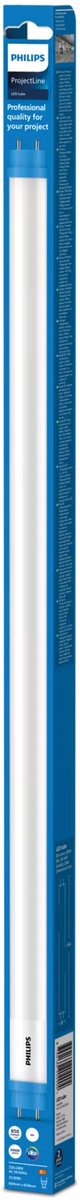 Tube fluorescent LED Philips T8 haut rendement - 8 W - G13 - lumière du jour - 600 mm