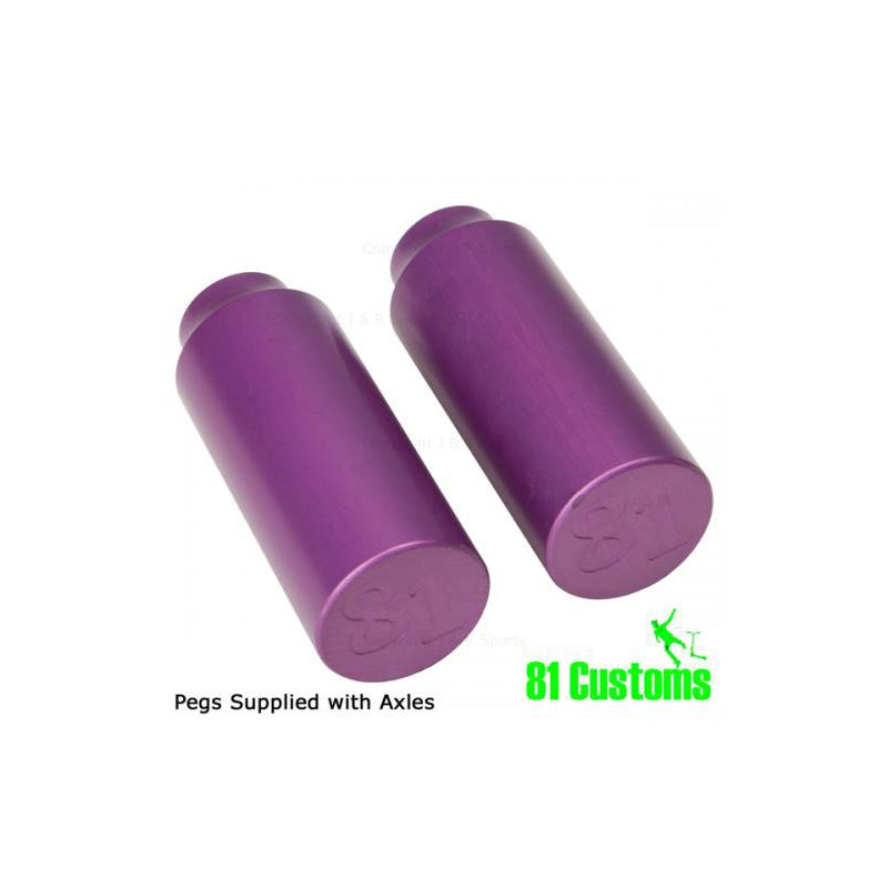 81 paires de piquets personnalisés - lilas