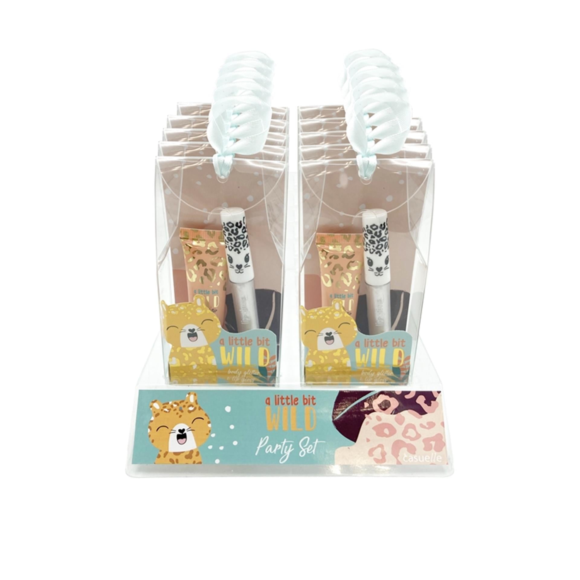 Coffret cadeau Casualelle paillettes pour le corps et brillant à lèvres