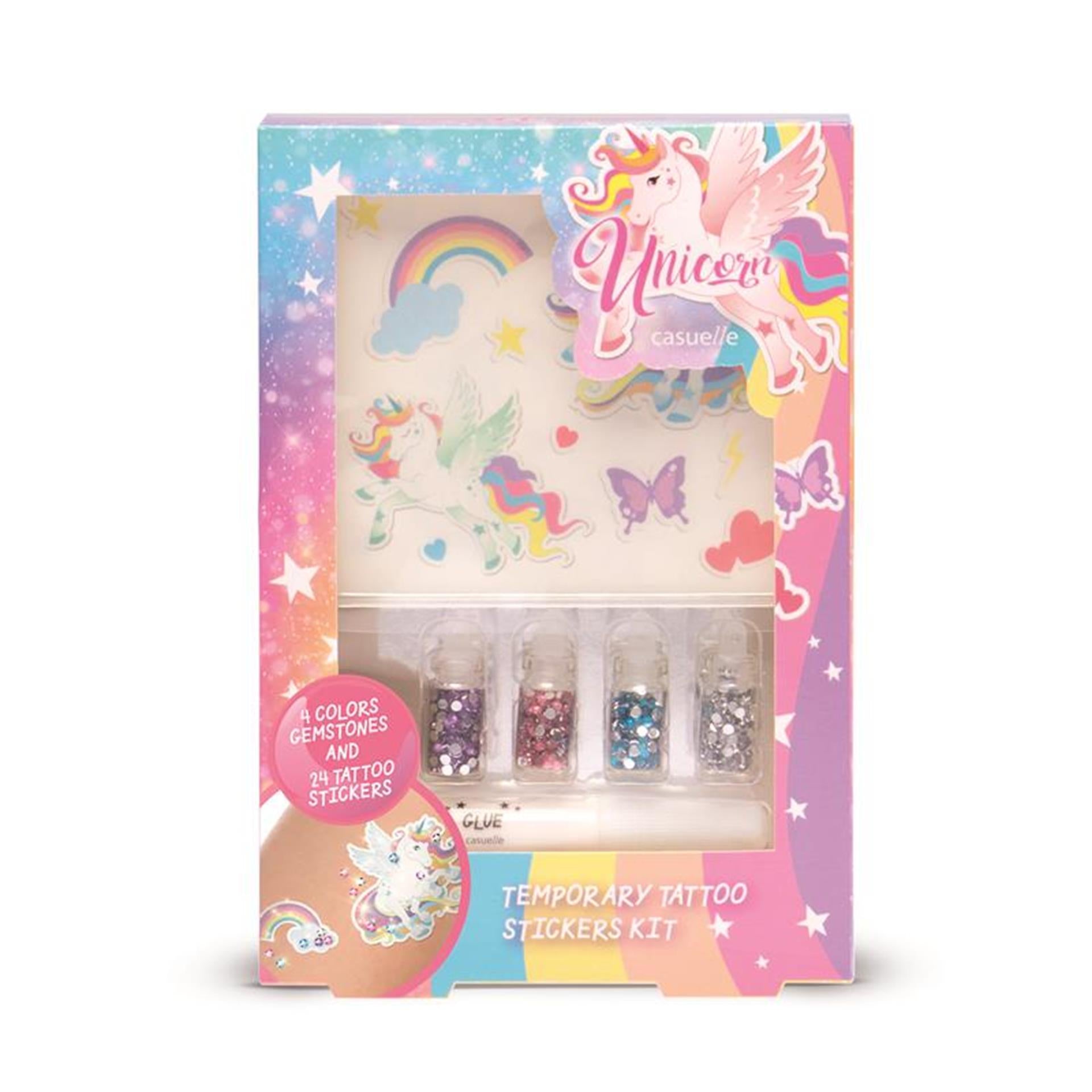 Casuelle Unicorn Glitter Body Tattoo