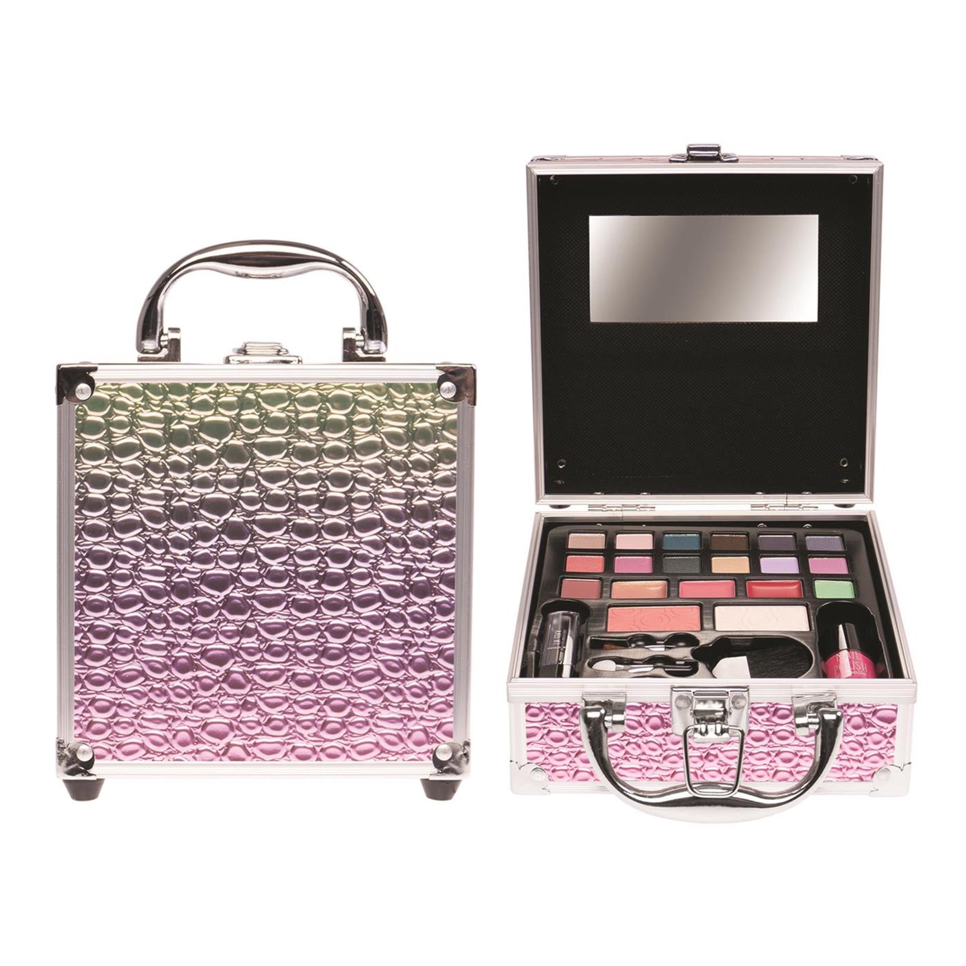 Trousse de maquillage Casualelle arc-en-ciel pailletée