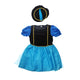 Autres marques Robe Pete violet bleu 110-116 cm | 2 pièces