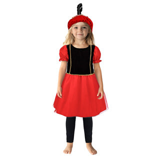 Autres marques Robe Pete 98-104 noir rouge