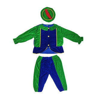 Autres marques Costume Pete vert bleu 110-116 cm | 2 pièces