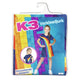 Studio 100 k3 robe arc-en-ciel bleu 9-11 ans